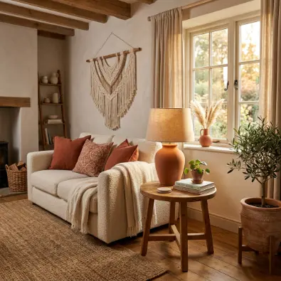10. Terracotta and Cream Palette