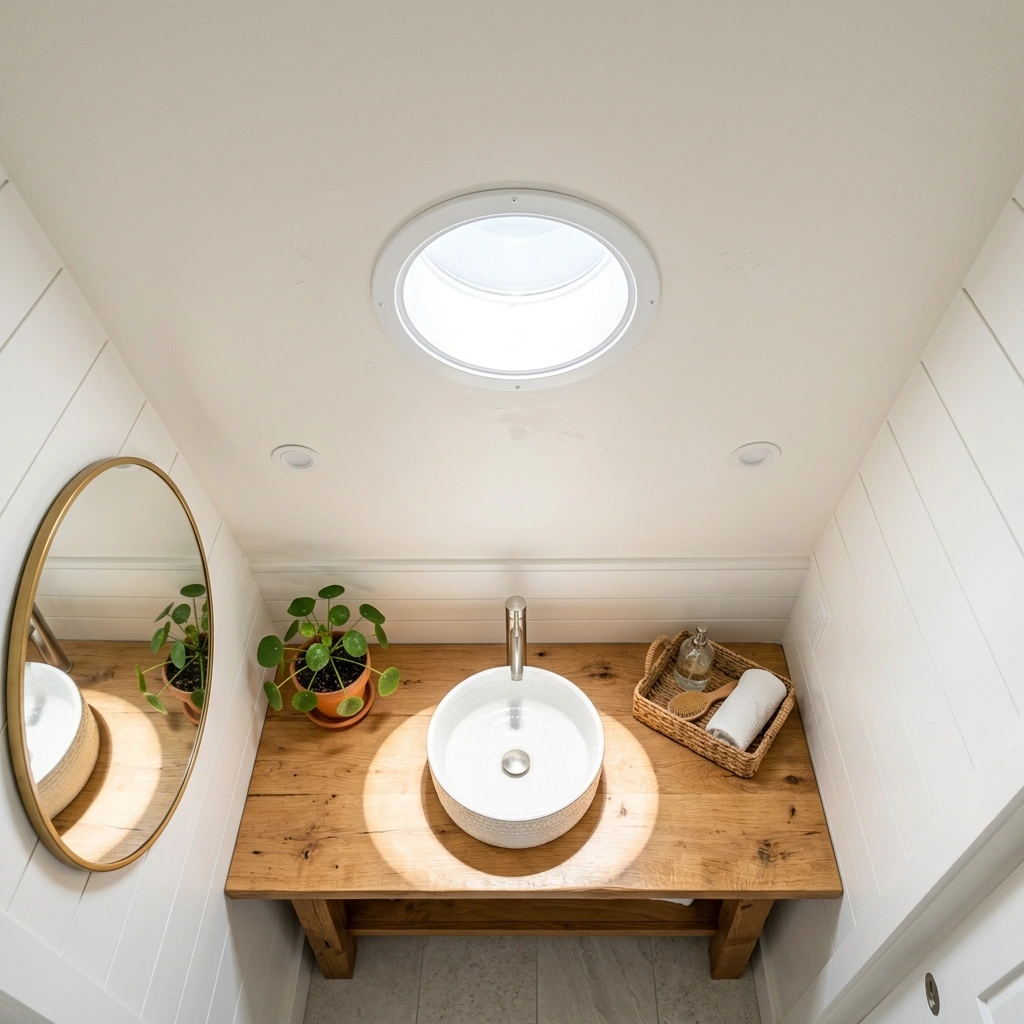 11. Skylight Tube for Overhead Natural Glow