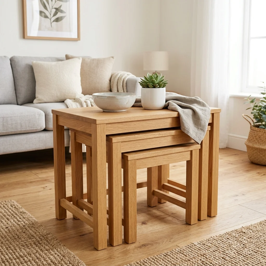 11. Nesting and Stacking Tables for Flexible Surface Area