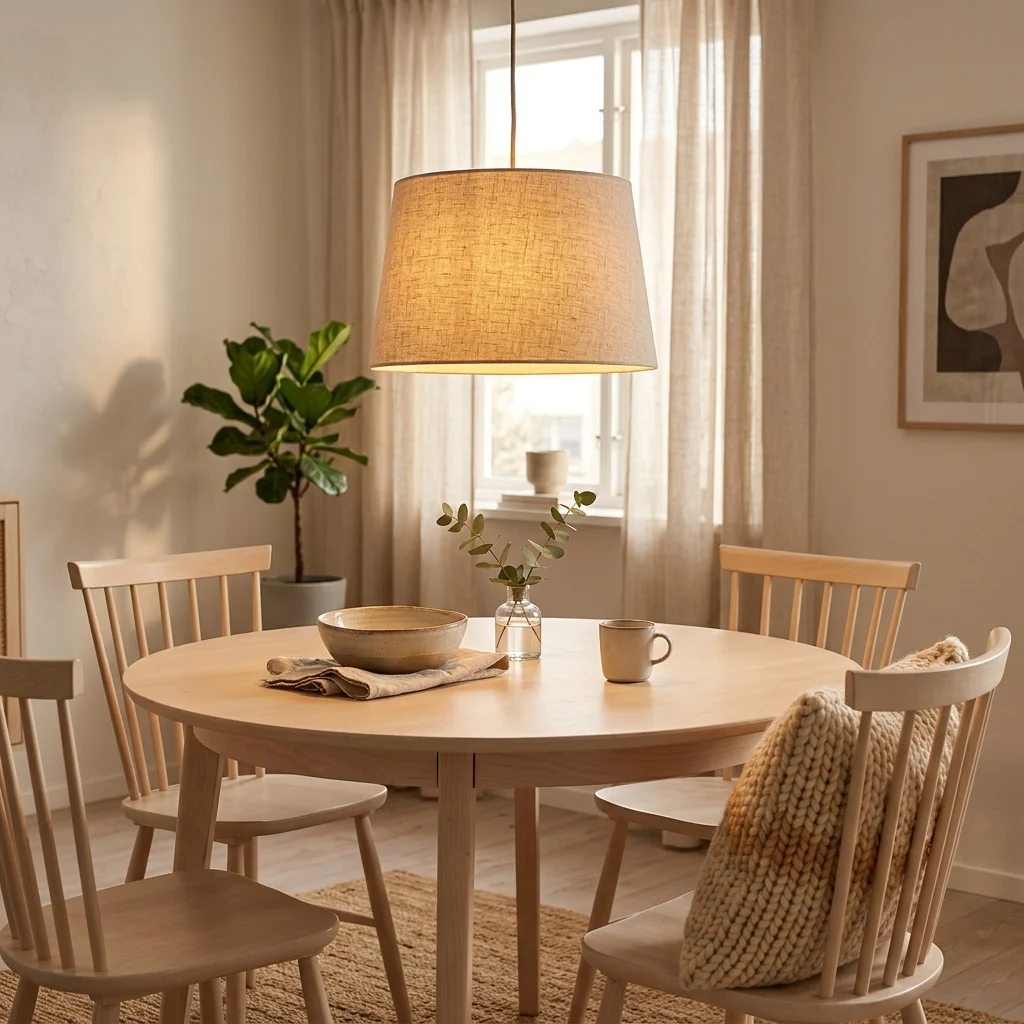 11. Pendant Lighting with Paper or Fabric Shades for Soft Glow