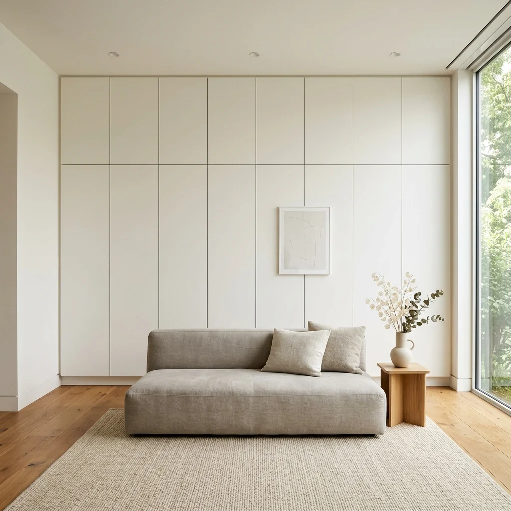 13. Built-In Storage Behind Flush Cabinetry to Hide Everyday Clutter