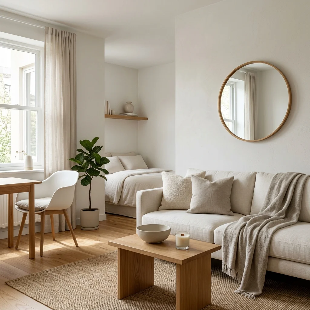 2. Monochromatic Warm White Palette for Seamless Flow
