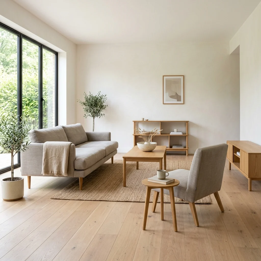 5. Low-Profile Furniture with Exposed Legs for Negative Space
