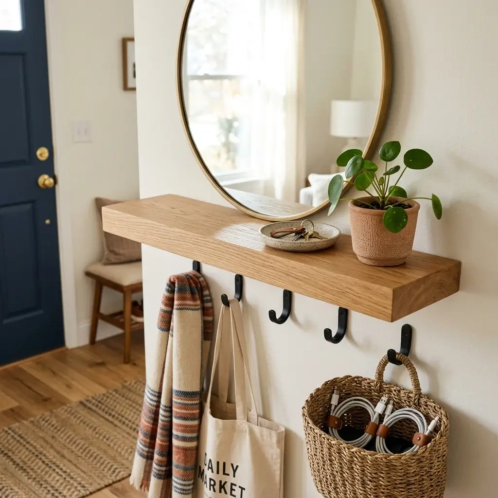 6. Entryway The Command-Center Shelf