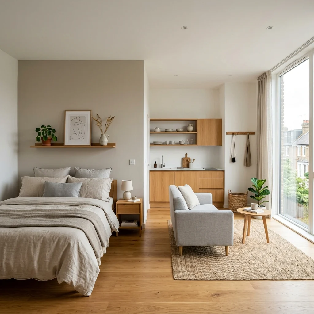 6. Tonal Color Blocking to Define Zones Without Walls