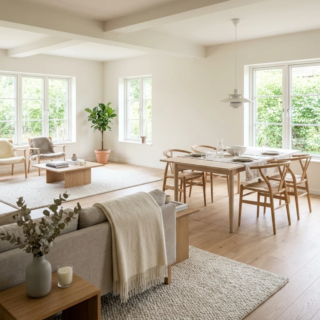 8. Open-Plan Living Zoned by Furniture, Not Walls