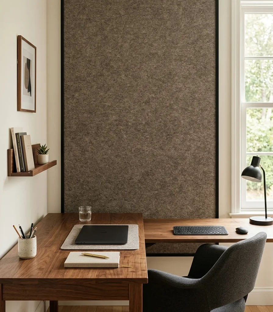 1. Add an Acoustic Wool Panel to Dampen Video-Call Echo