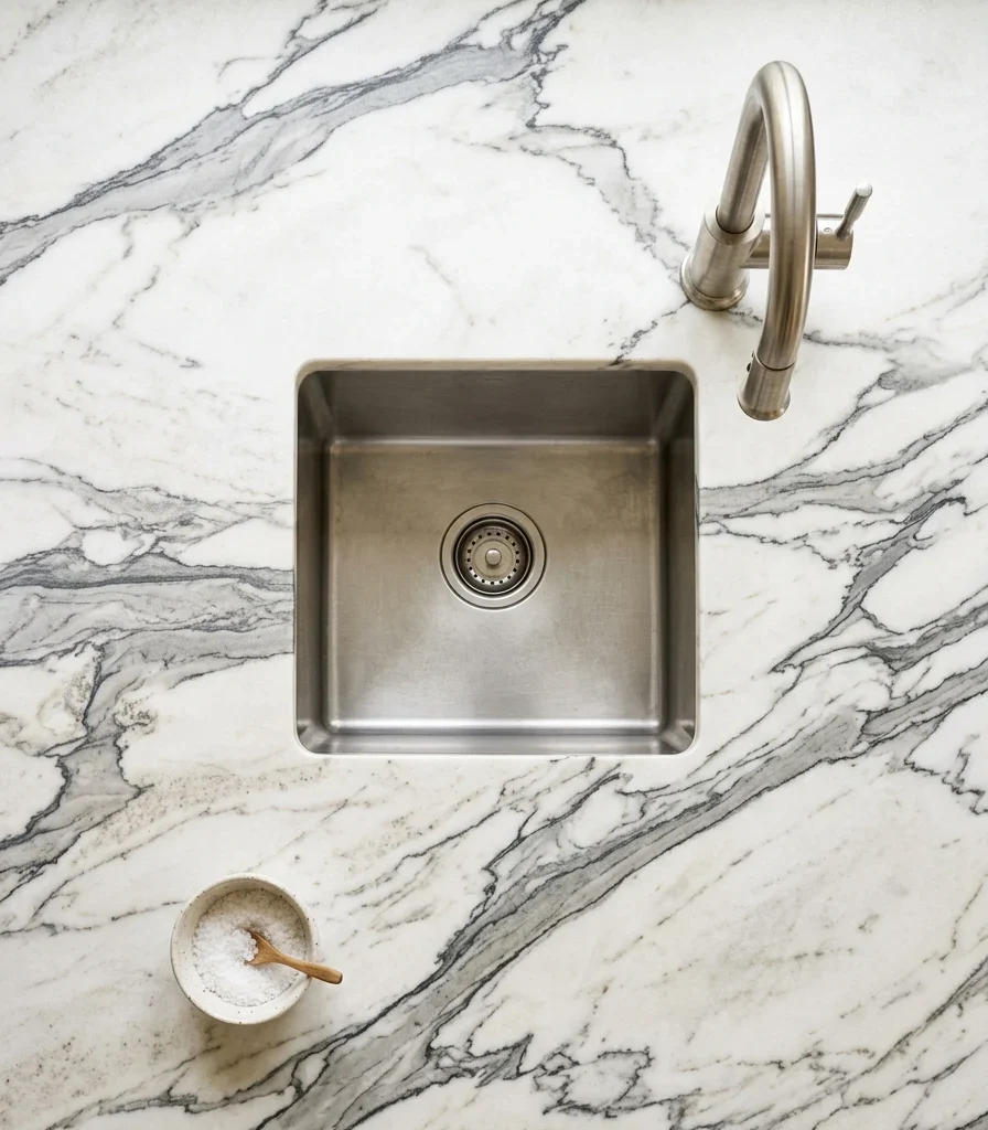 10. Specify Honed Quartzite With Bold Veining