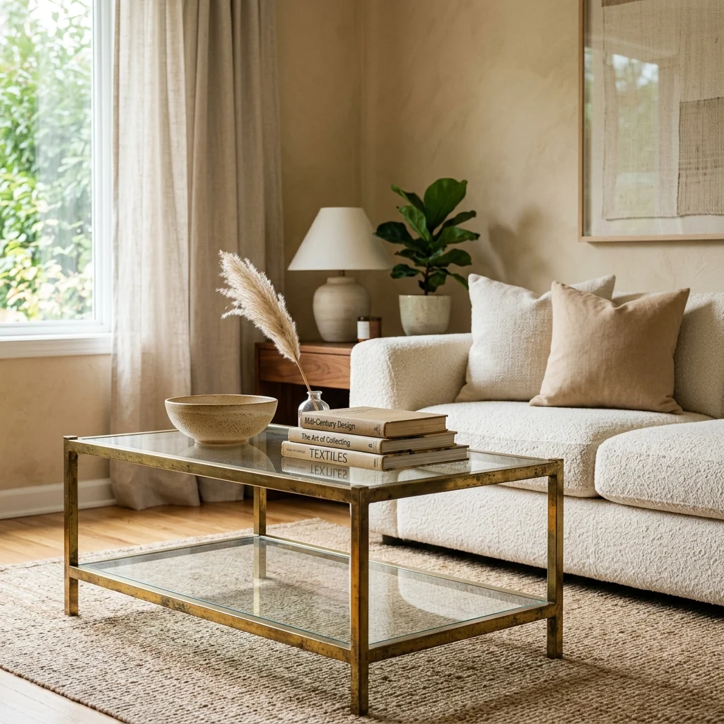 10. Vintage-Meets-New Furniture Pairing