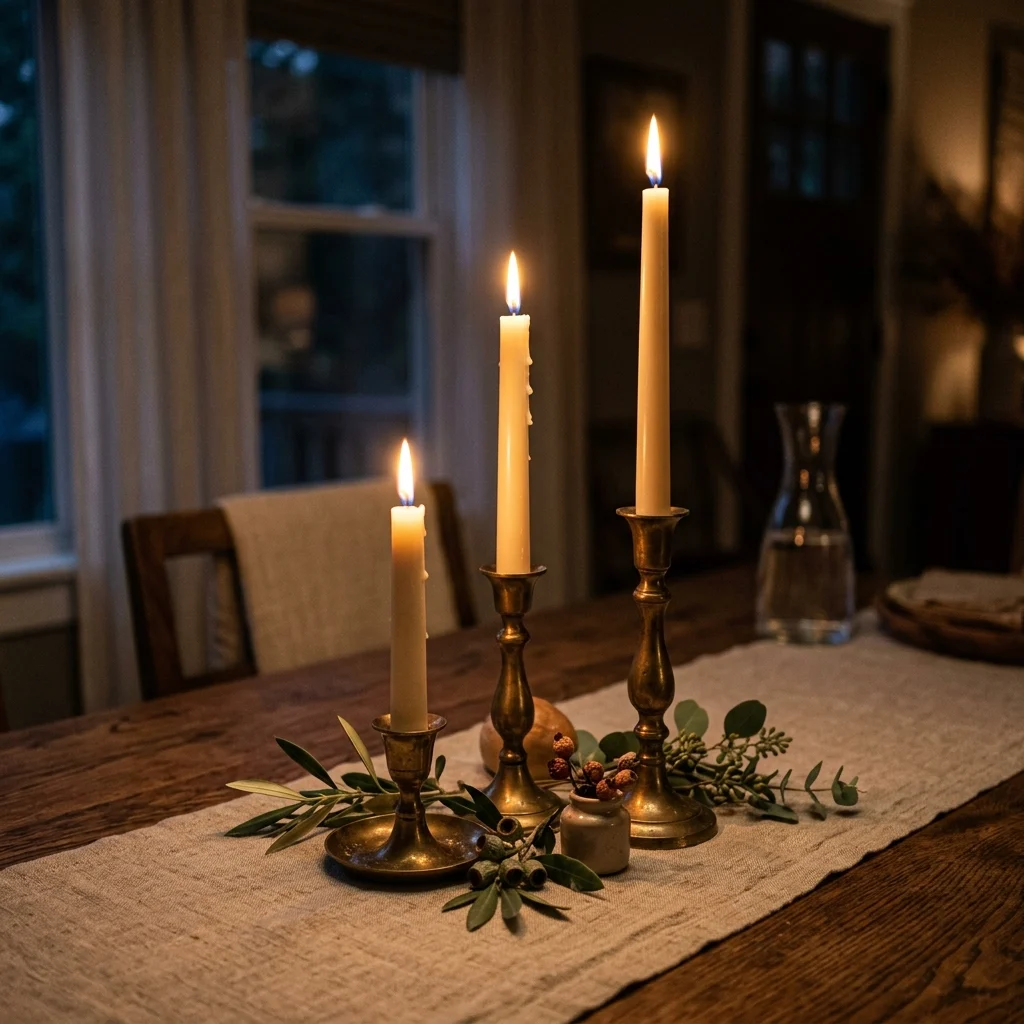 11. Grouping Candles at Varied Heights