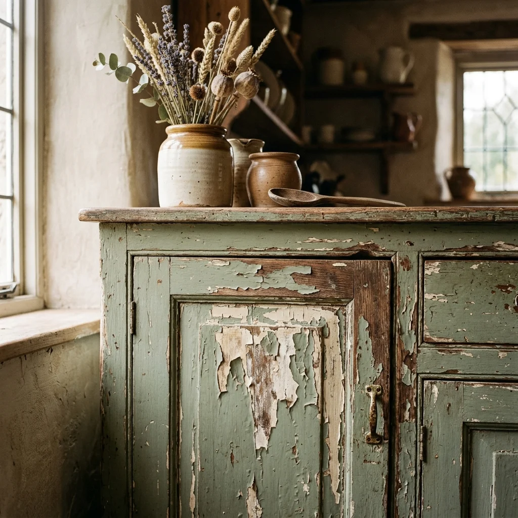 12. Chippy Painted Wood Furniture Finishes