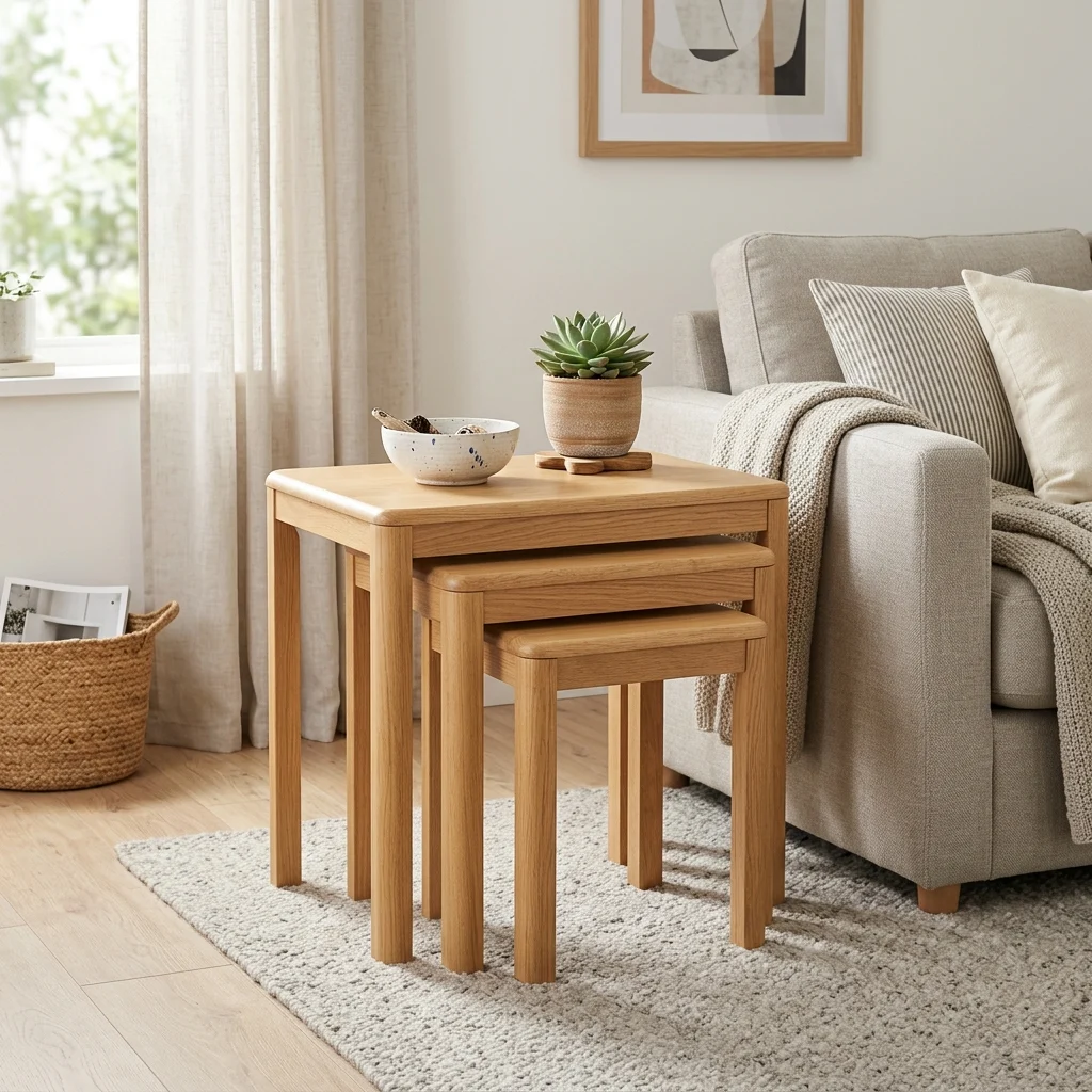 12. Nesting Tables for Flexible Small-Space Seating