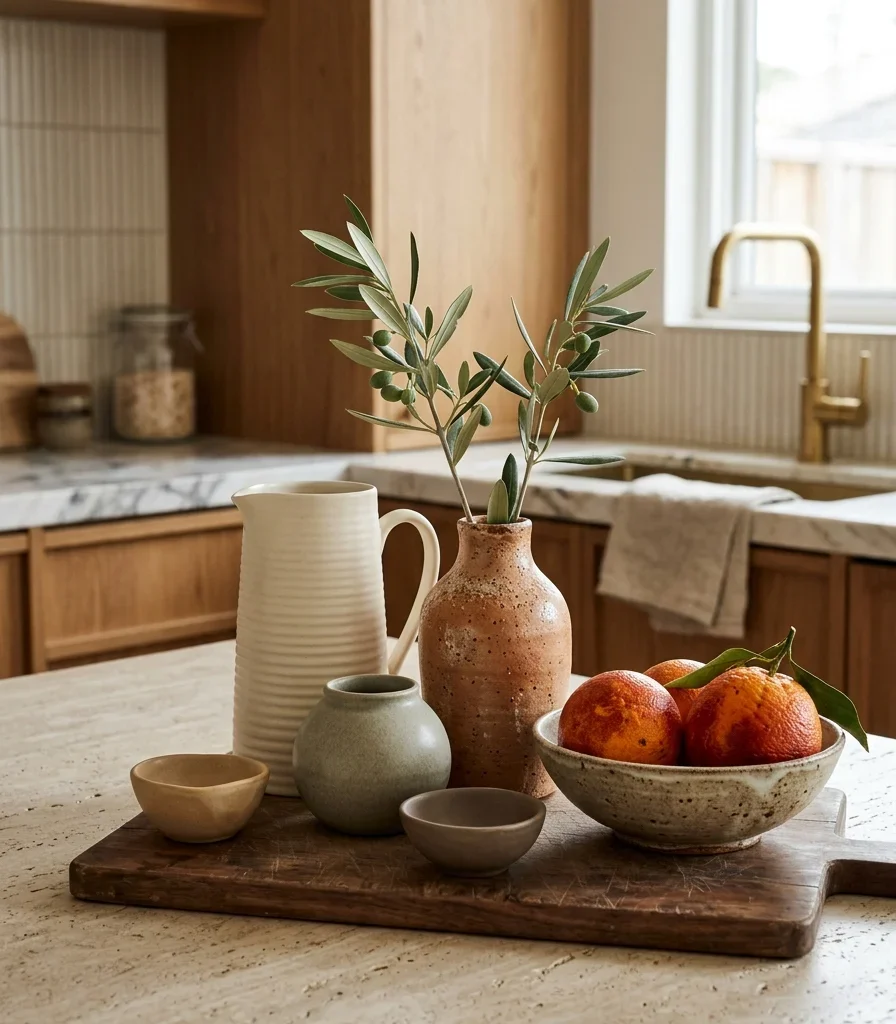 12. Style a Curated Ceramic Still-Life Arrangement