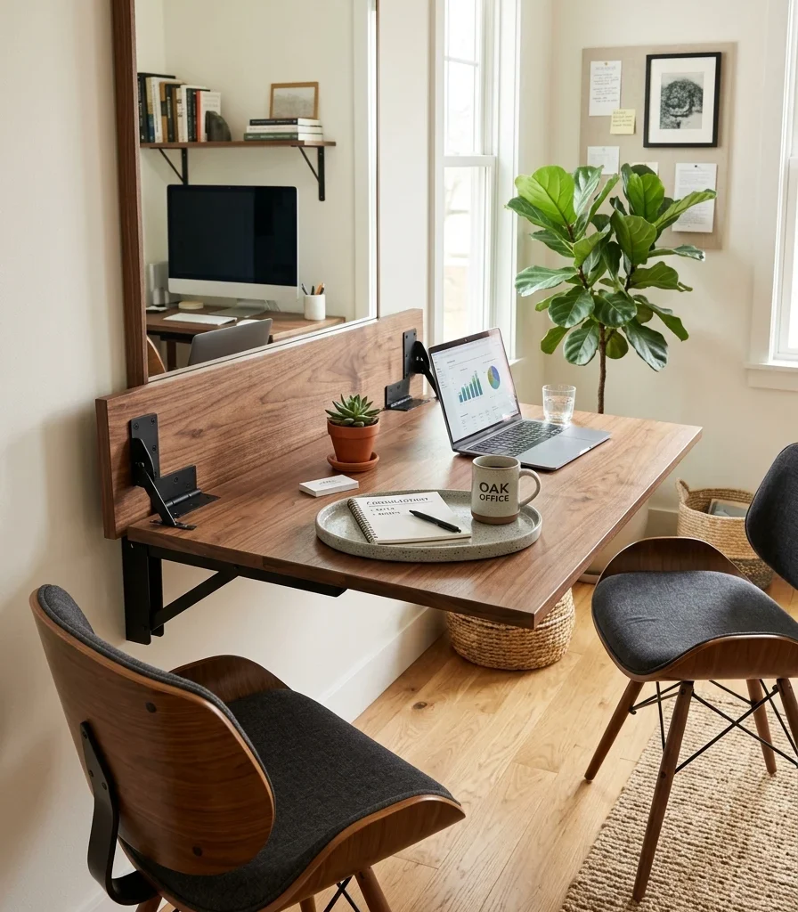 13. Add a Fold-Down Table for Occasional Client Consultations