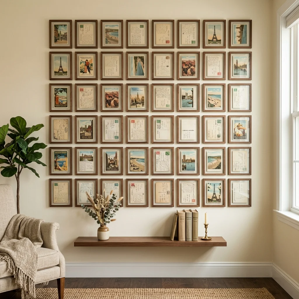 13. Displaying a Personal Collection as Wall Art