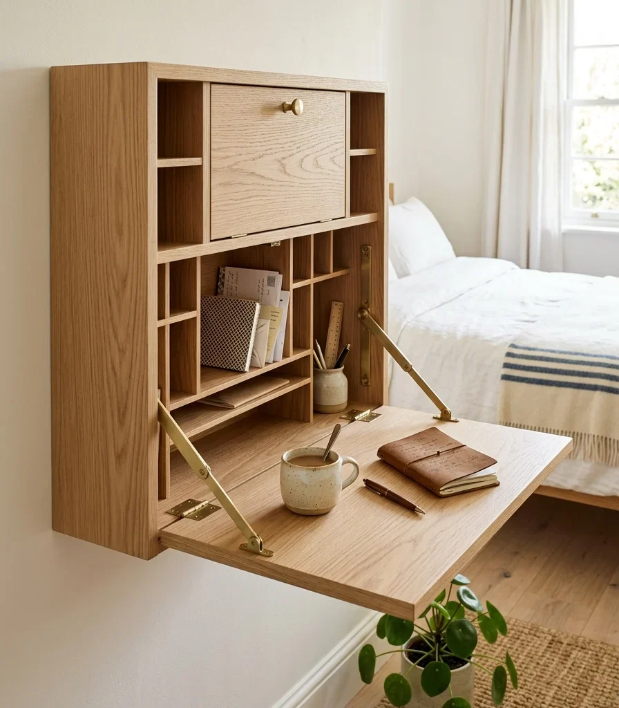 14. Install a Fold-Away Secretary Desk