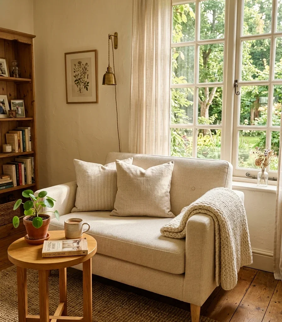 14. Angle the Couch Toward the Window Instead of the Wall