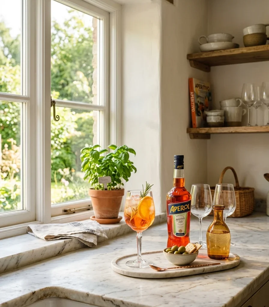 14. Create an Aperitivo Corner Near the Window