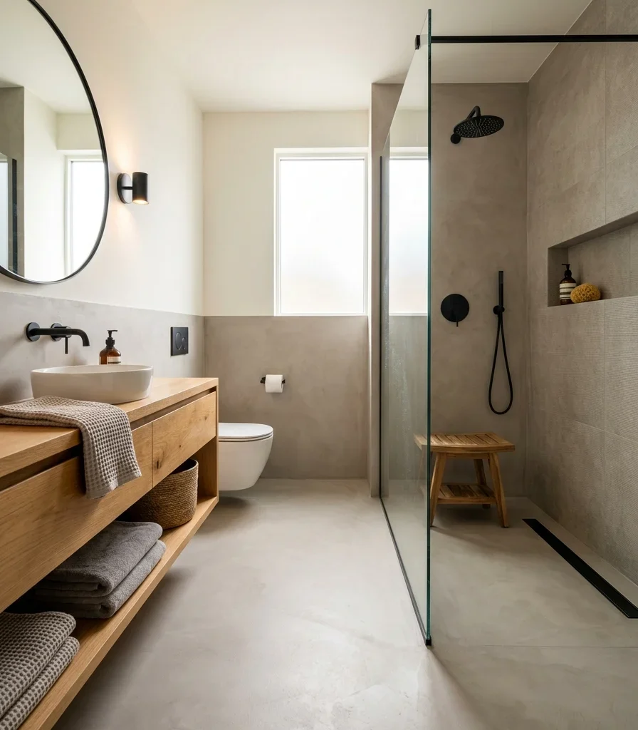 14. Design a Curbless Wet-Room Layout