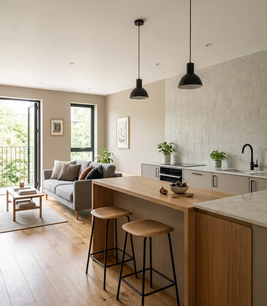 14. Open the Sightline Between Kitchen and Living Space
