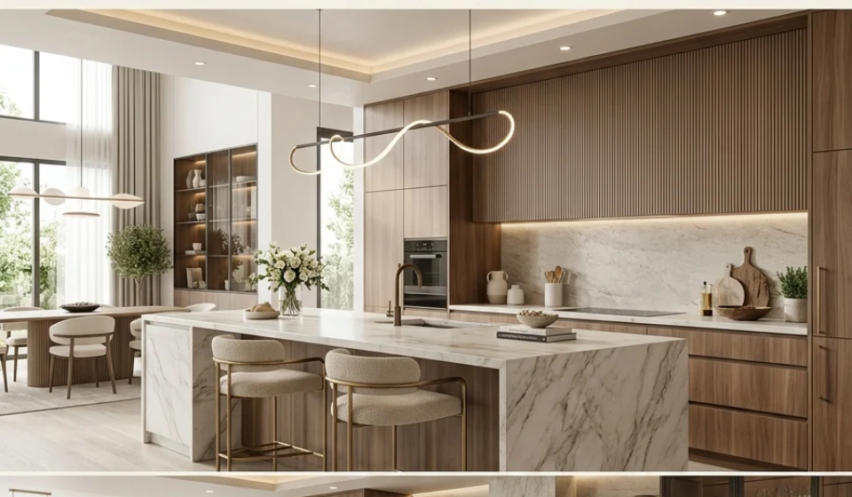 15 Modern Luxury Dry Kitchen Design Ideas