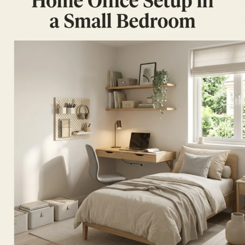 16 Ways to Optimize a Home Office Setup in a Small Bedroom