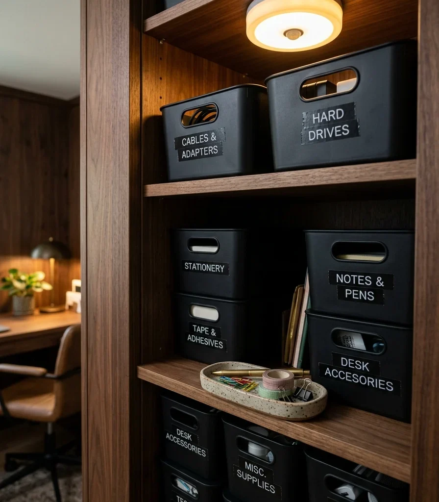 17. Add a Motion-Sensor Light for a Hidden Supply Nook