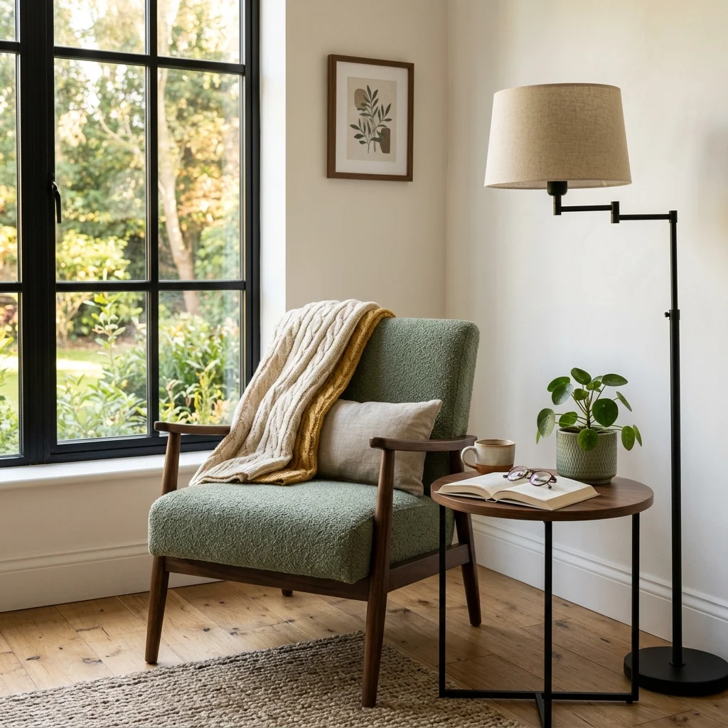 18. Creating a Reading Vignette With One Chair
