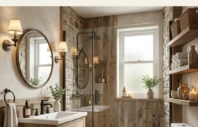 18 Rustic Small Full Bathroom Ideas