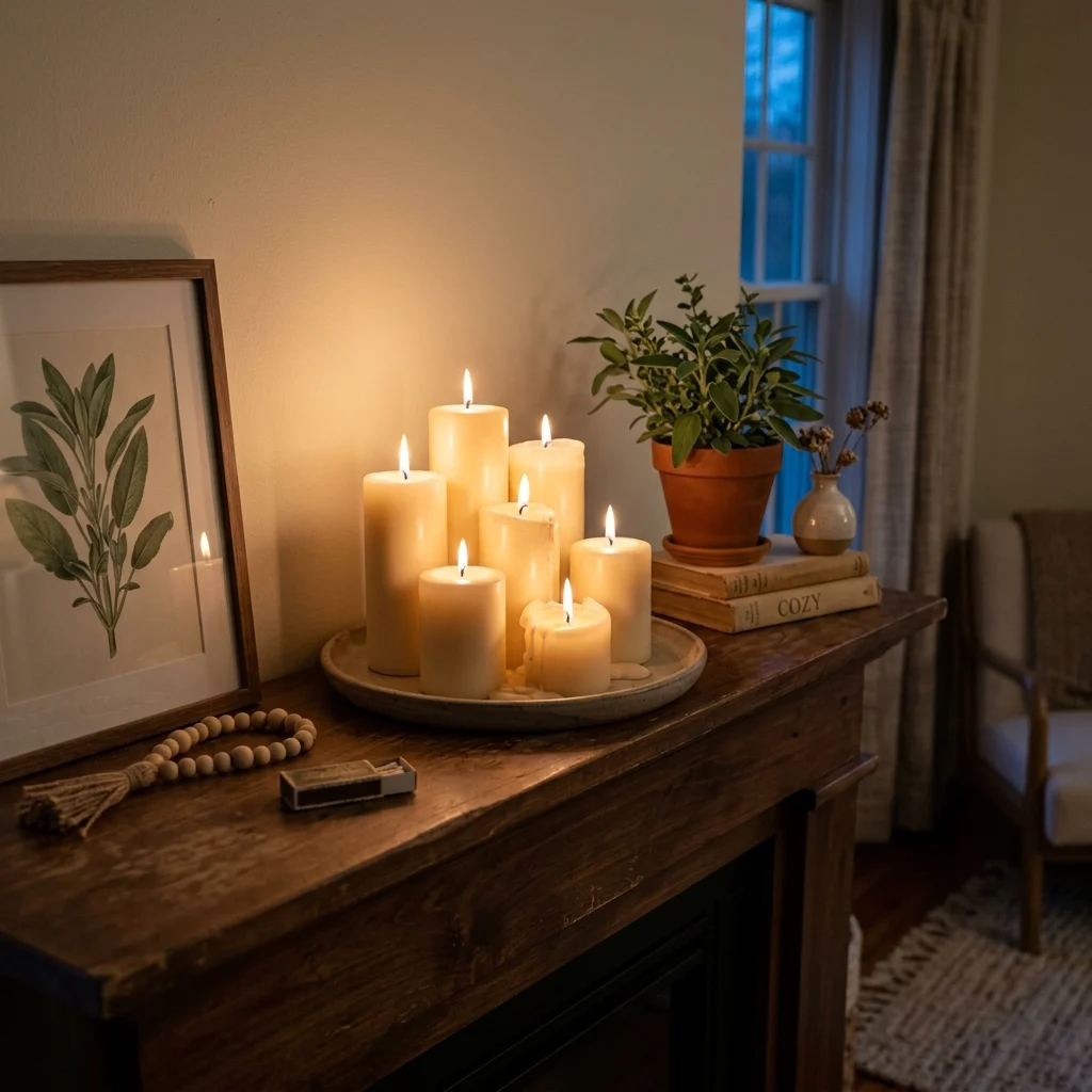 19. Dollar-Store Candles in Bulk for Ambient Light