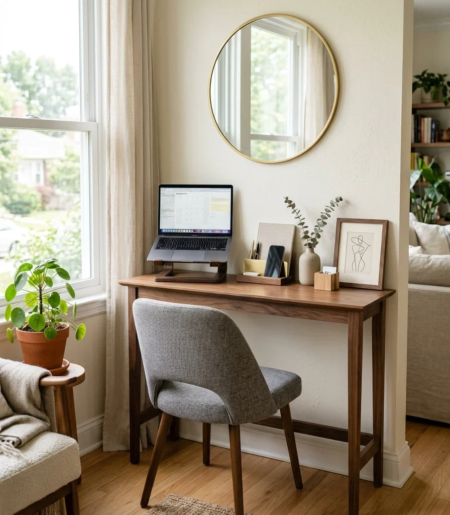 2. A Slim Console Table That Converts Into a Desk