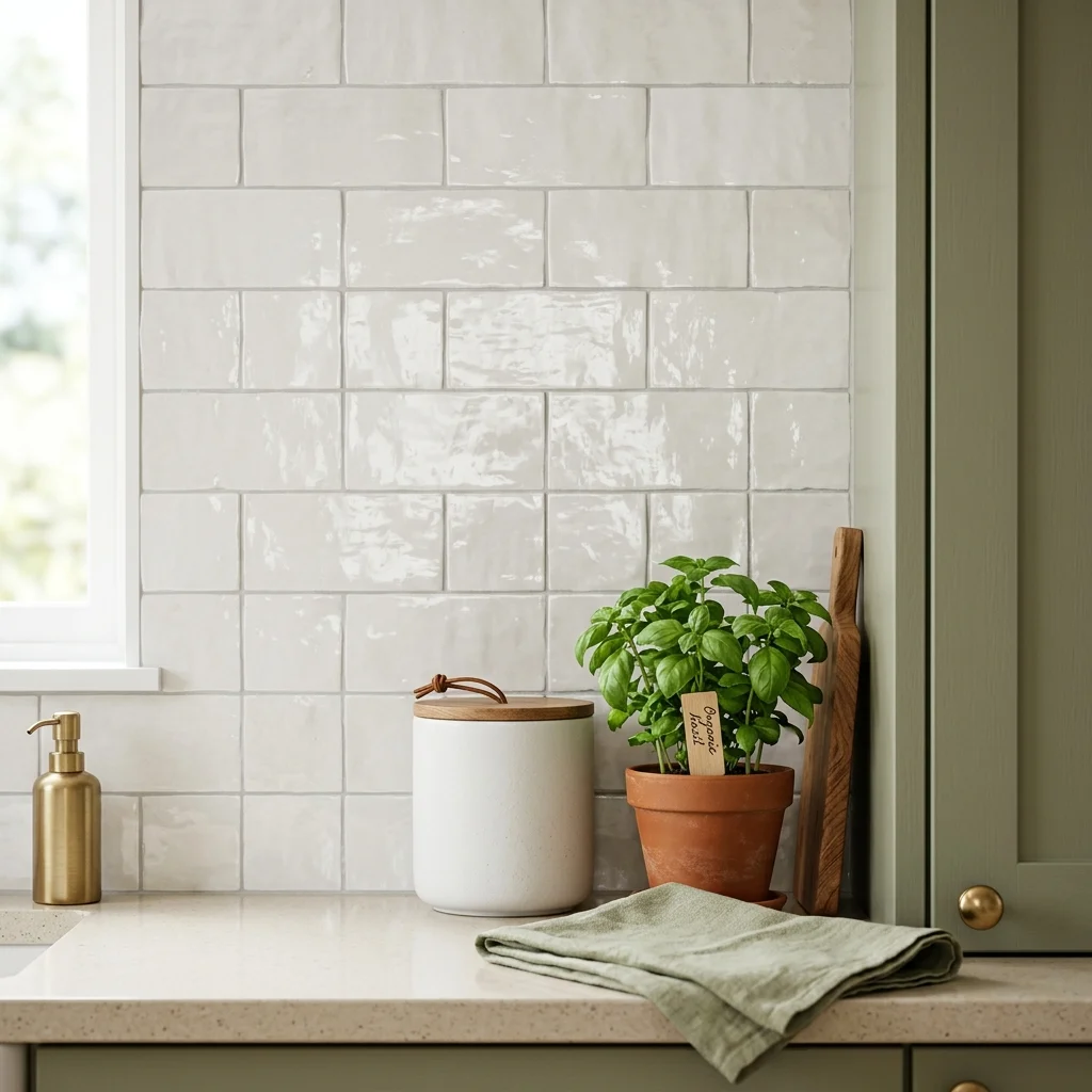 2. Peel-and-Stick Tile for a Backsplash Upgrade