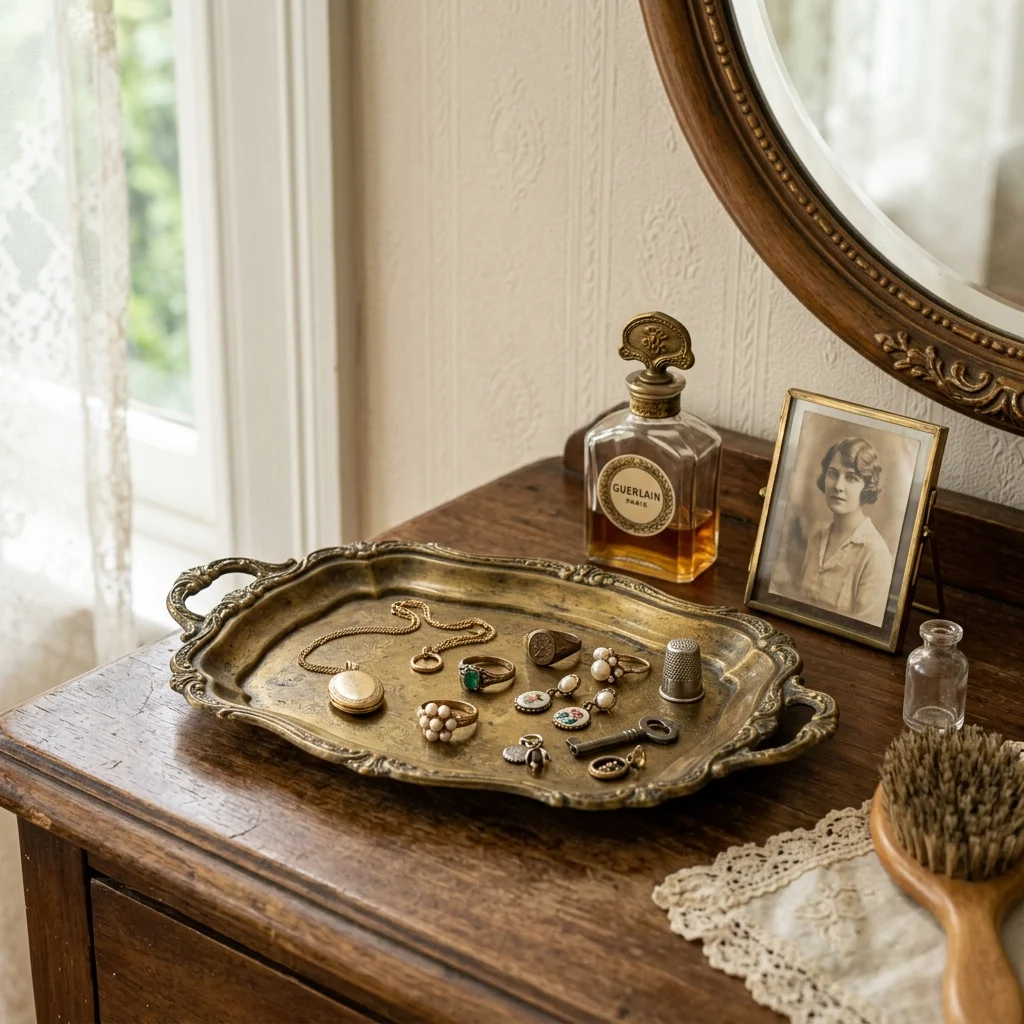 20. Collected Vintage Trinket Trays and Curios