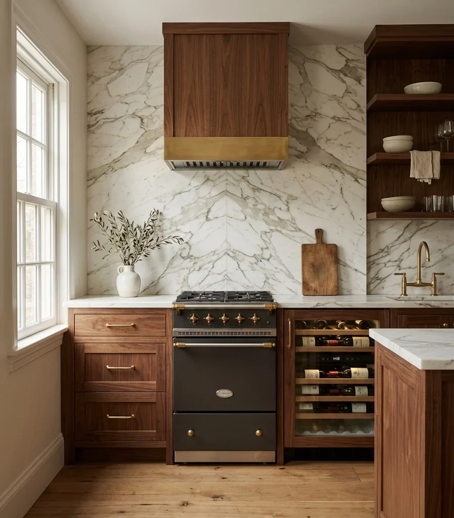 20. Scale Mansion Details Into a Modest-Sized Kitchen