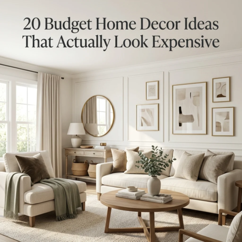 20 Budget Home Decor Ideas