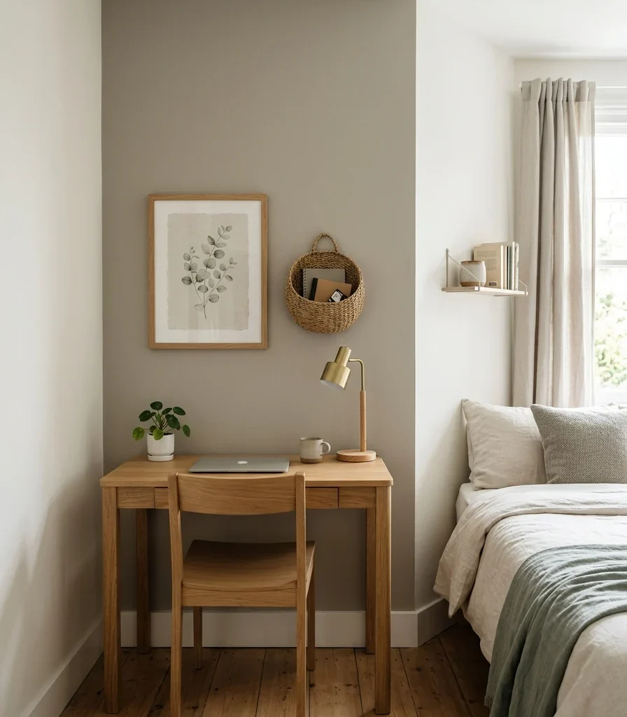 3. Paint the Work Zone Wall in Warm Greige