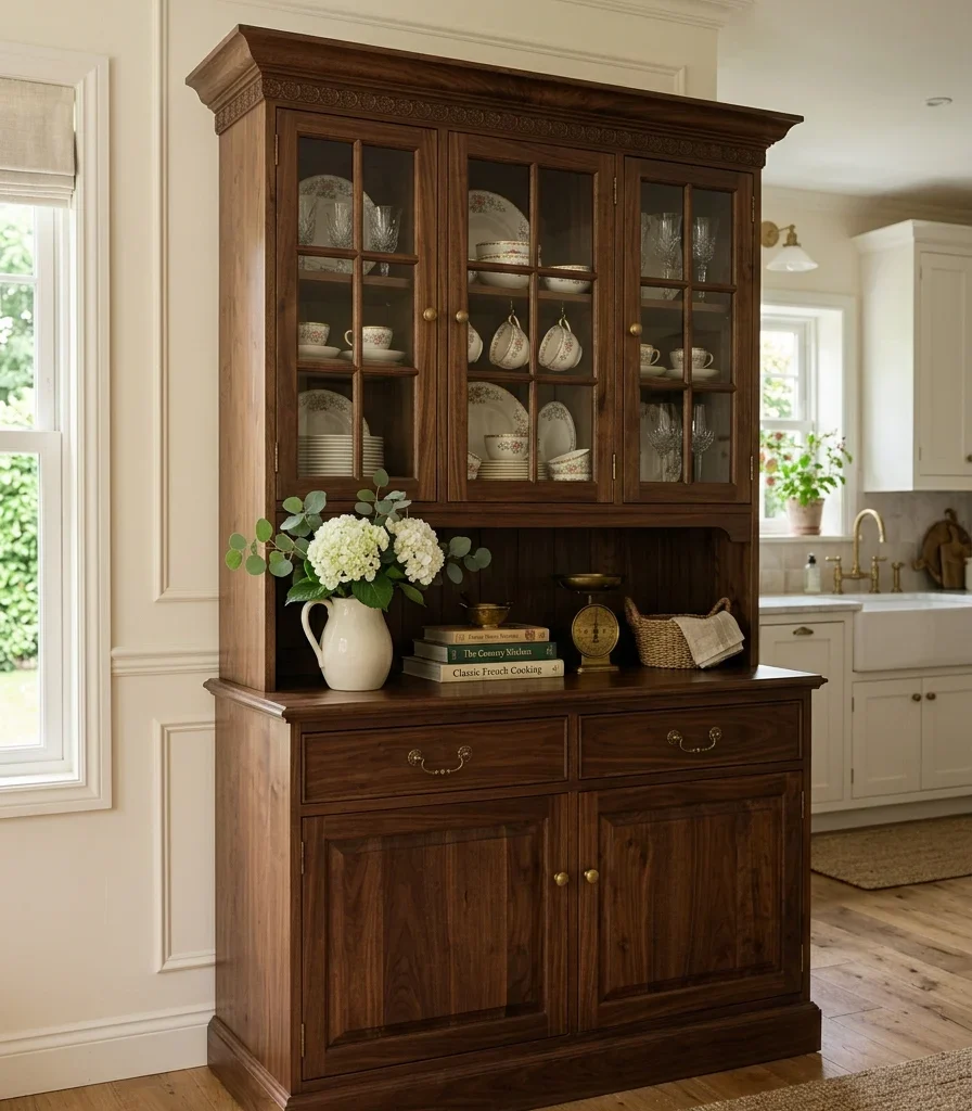 4. A Furniture-Style Hutch for China Display