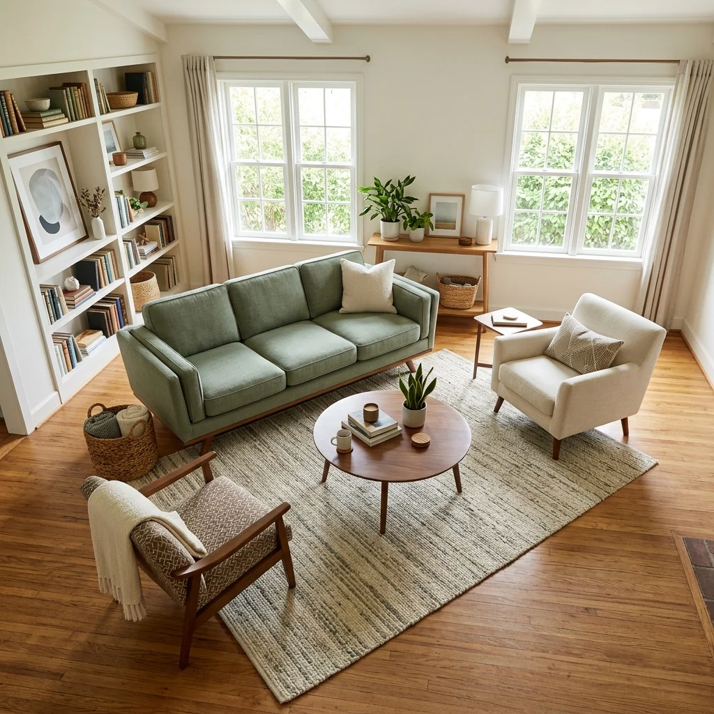 4. Rearranging Existing Furniture Before Buying Anything New