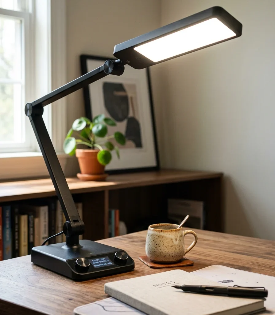 4. Use a Daylight-Mimicking Desk Lamp for Natural Circadian Cues