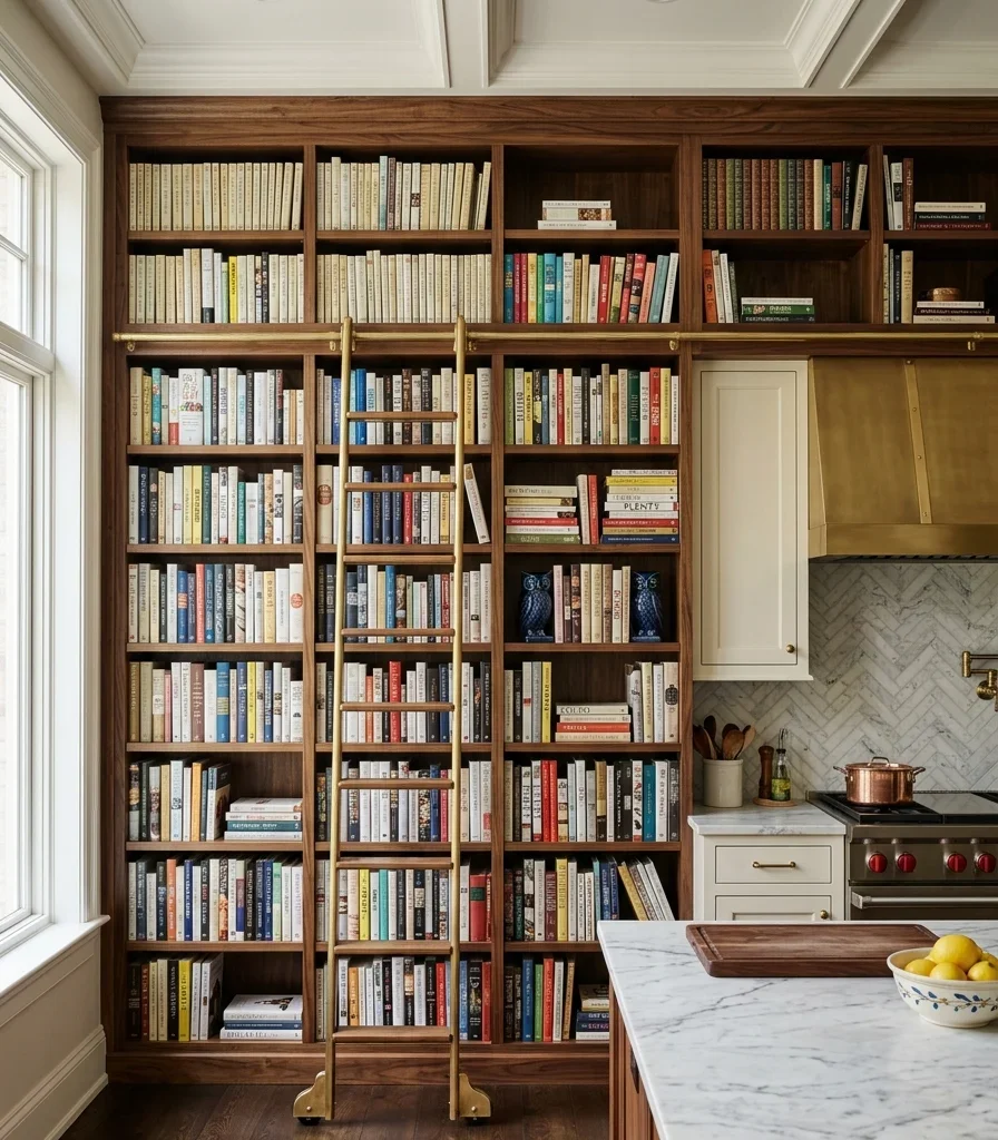 5. Curate a Cookbook Library Wall