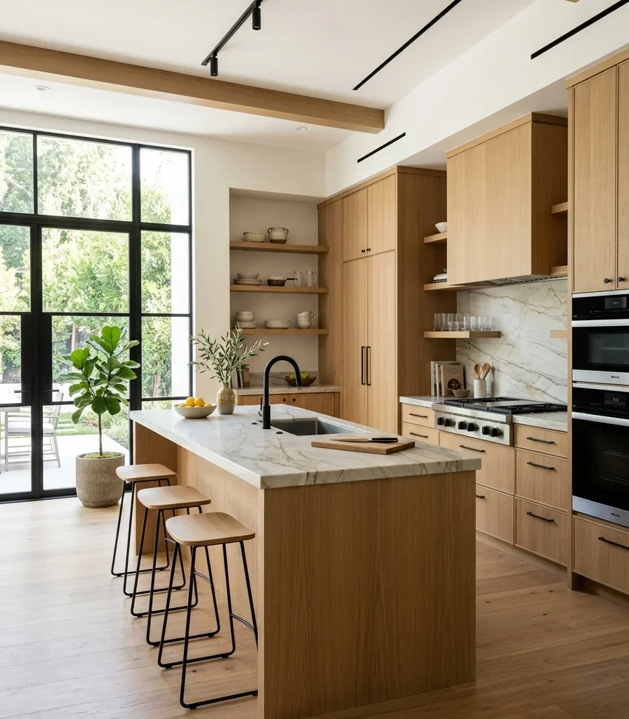 6. Matte Black Used as a Contemporary Neutral Throughout