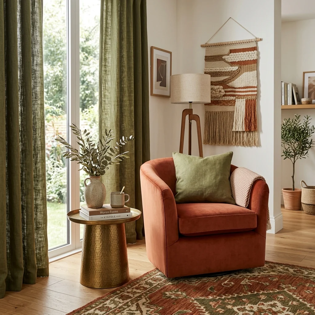 6. Muted Terracotta and Olive as a Contemporary Color Duo