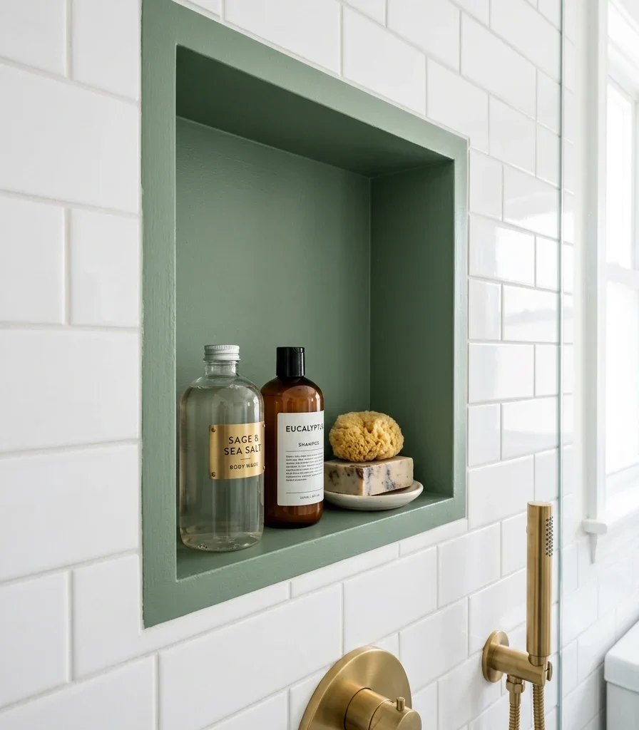 6. Painting a Recessed Niche a Contrasting Color