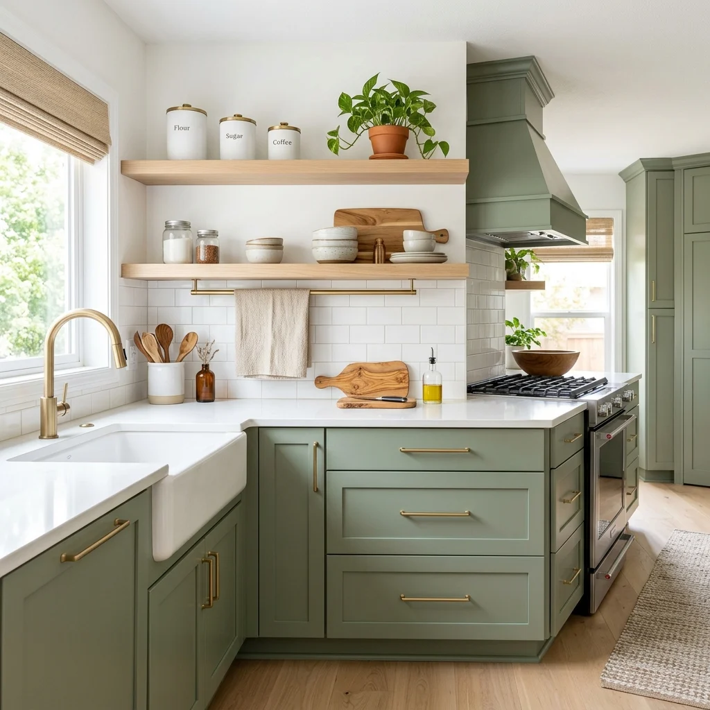6. Repainting Cabinetry for a Kitchen Makeover