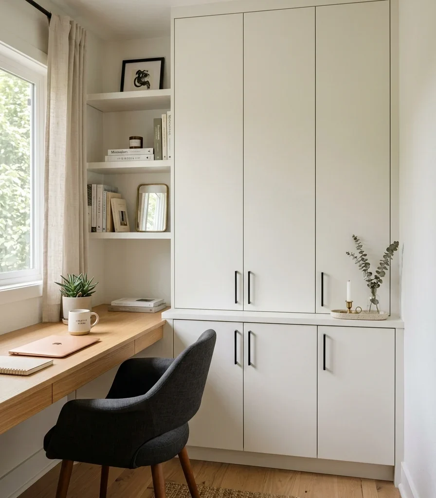 7. Match the Storage Cabinet to the Wall Color