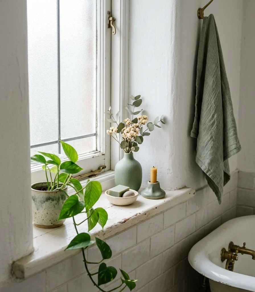 8. Turning a Windowsill Into a Display Ledge