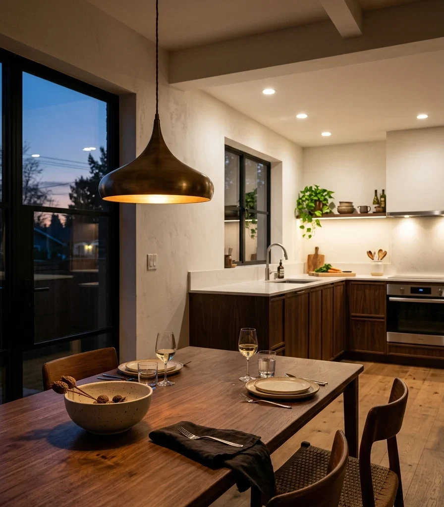 9. Add Dimmable Dining Light Separate From Kitchen Task Light