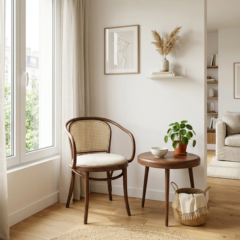 9. Curved Furniture to Soften Tight Corners in Small Rooms