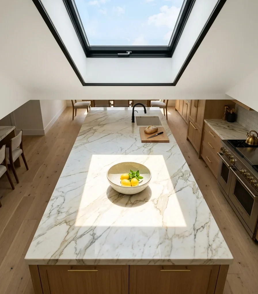 9. Position a Skylight Directly Over the Island