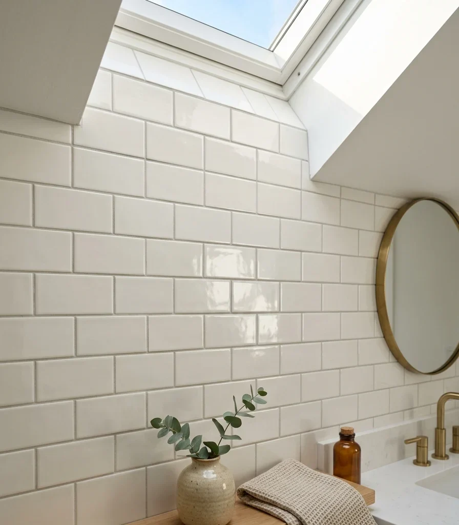 9. Run Tile Up to a Skylight for a Sunlit Wash